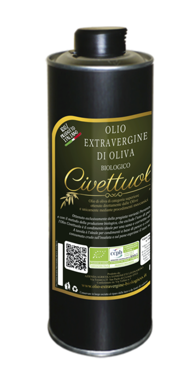 olio extravergine biologico bottiglia
