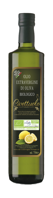 olio extravergine biologico aromatizzato