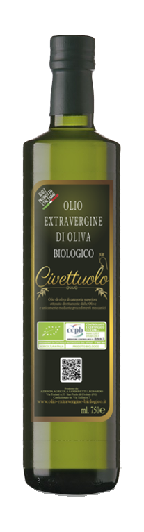 olio extravergine biologico bottiglia